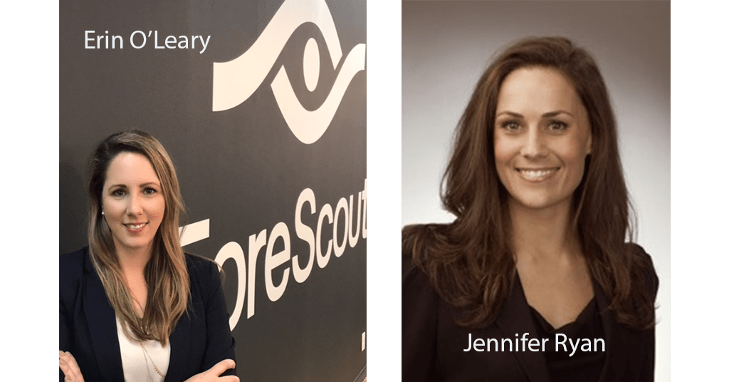 Headshots of Erin O'Leary and Jennifer Ryan at ForeScout Technologies