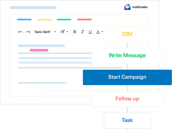 A screenshot of Mailshake