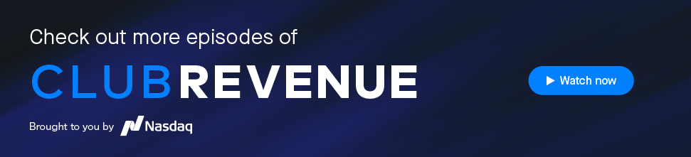 Banner image that says Check out more episodes of Club Revenue - Watch now