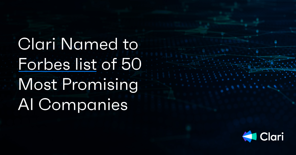 Clari S Ai Powered Rev Ops Platform Recognized By Forbes Clari