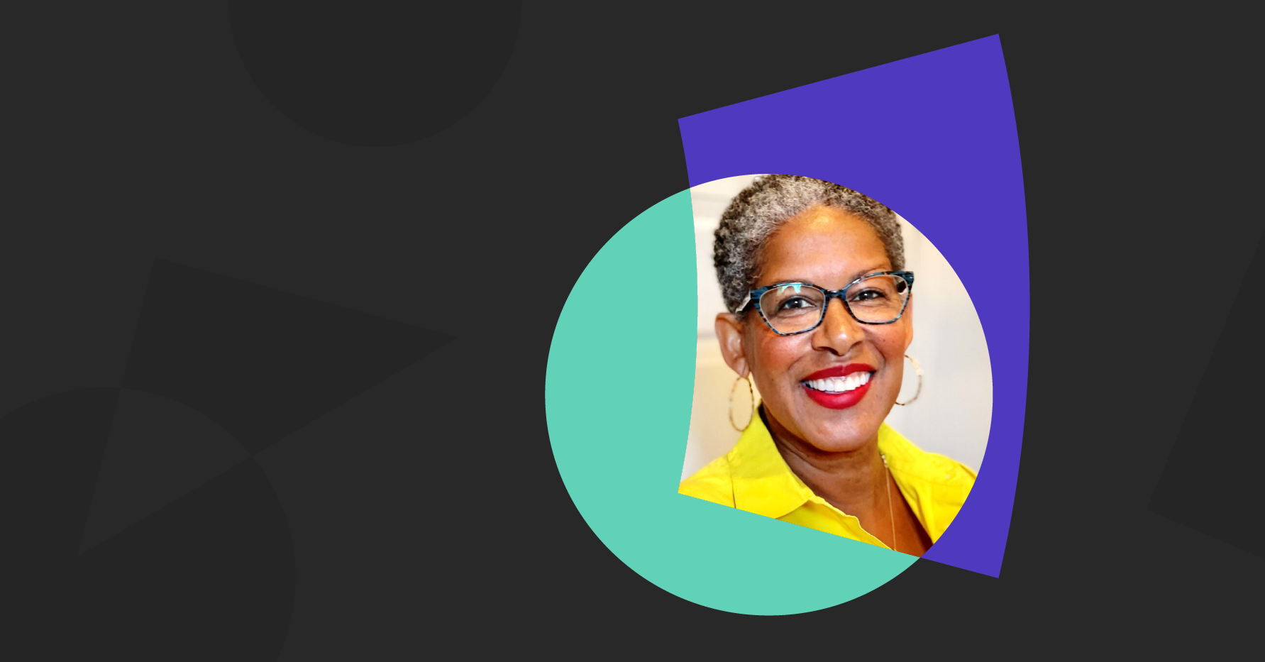 Banner image featuring a headshot photograph of Kiwoba Allaire, Head of Diversity, Equity, and Inclusion at Clari