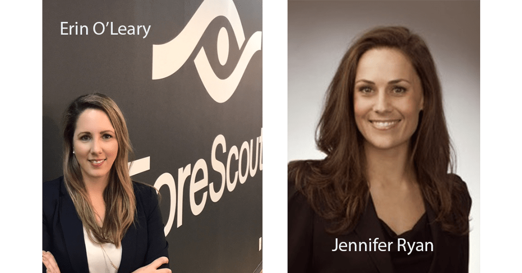 Headshots of Erin O'Leary and Jennifer Ryan at ForeScout Technologies