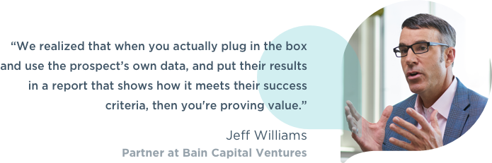 Masters of Revenue Headshot photograph of Jeff Williams, Partner at Bain Capital Ventures