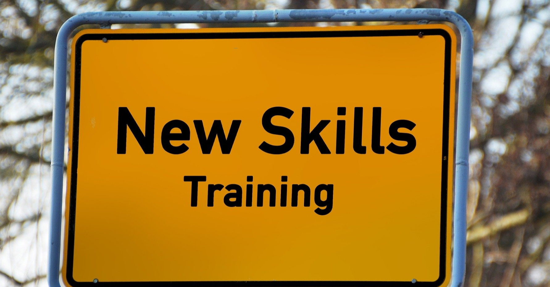 New Skill Training sign