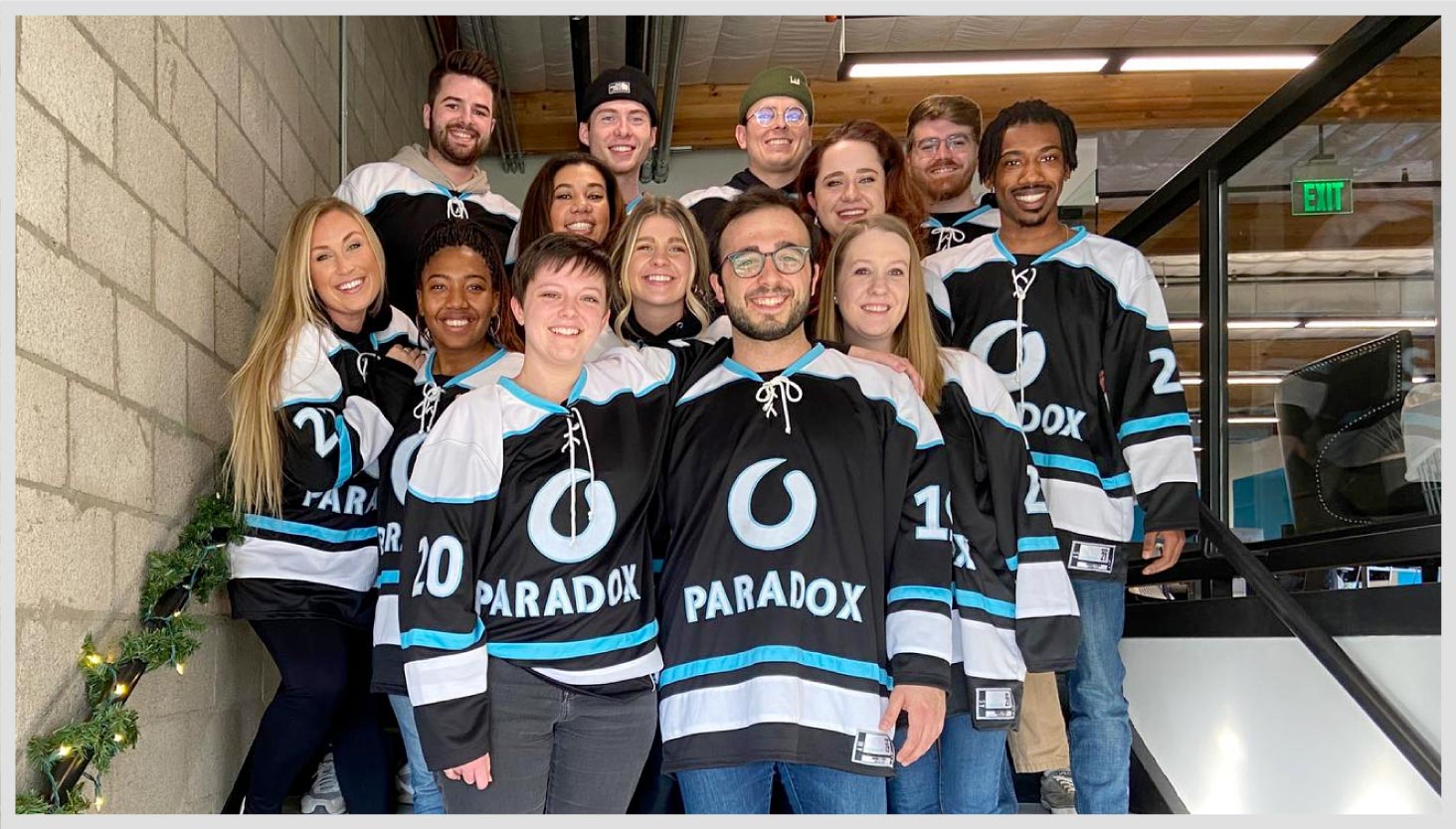 Photograph of the Paradox team