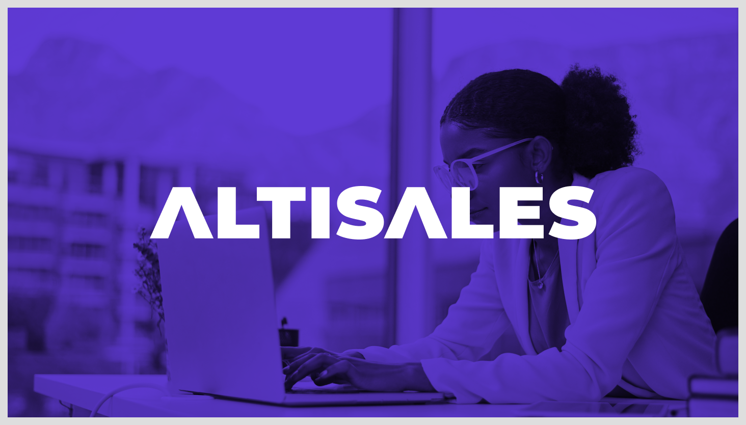 AltiSales logo on a purple background