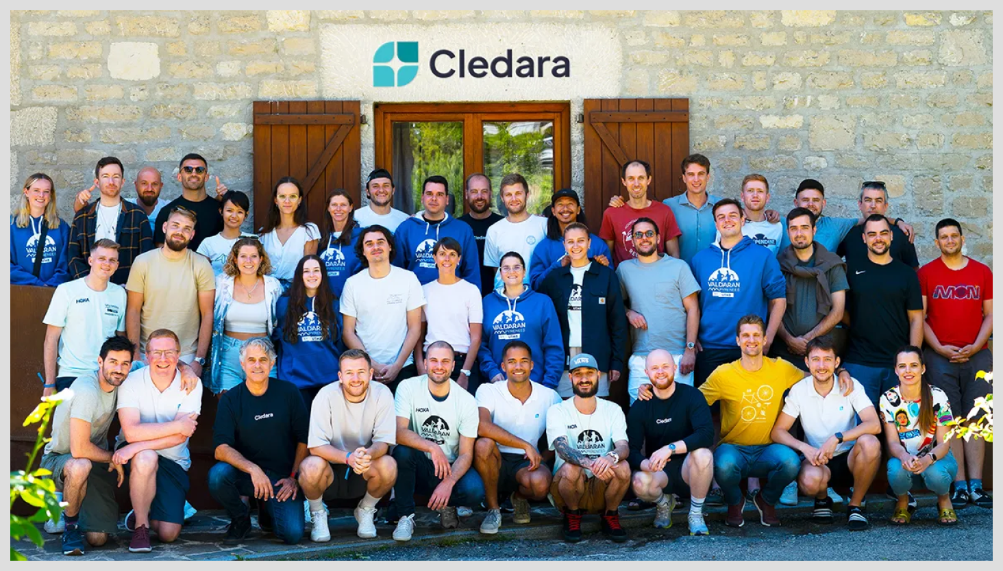 Group photo of Cledara employees