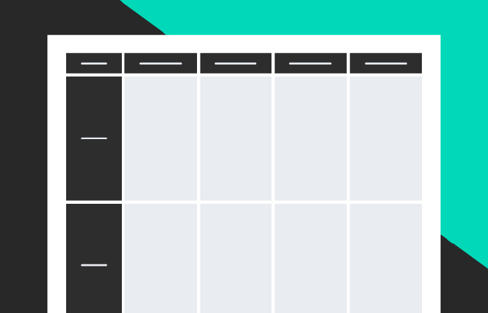 Stylized illustration of a cadence plan